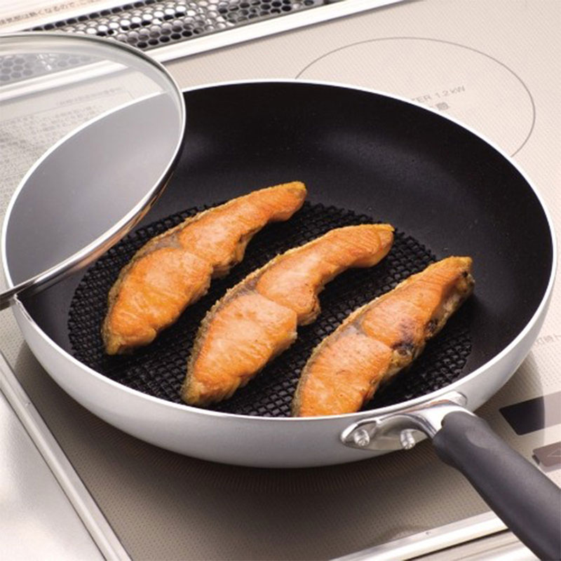 Tấm lưới Pearl Metal 24cm chống dính khi chiên  thương hiệu PEARL METAL