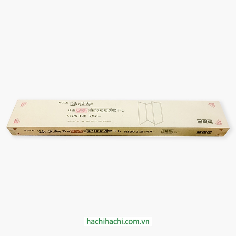 Sào phơi đồ gấp gọn 158x100cm thương hiệu PEARL METAL
