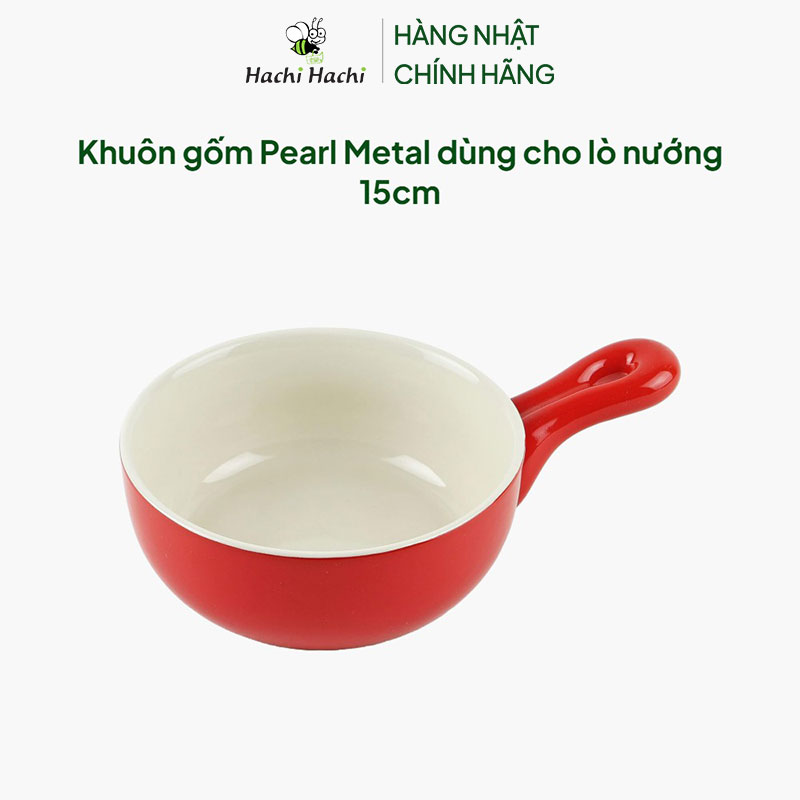 Khuôn gốm Pearl Metal dùng cho lò nướng 15cm thương hiệu PEARL METAL