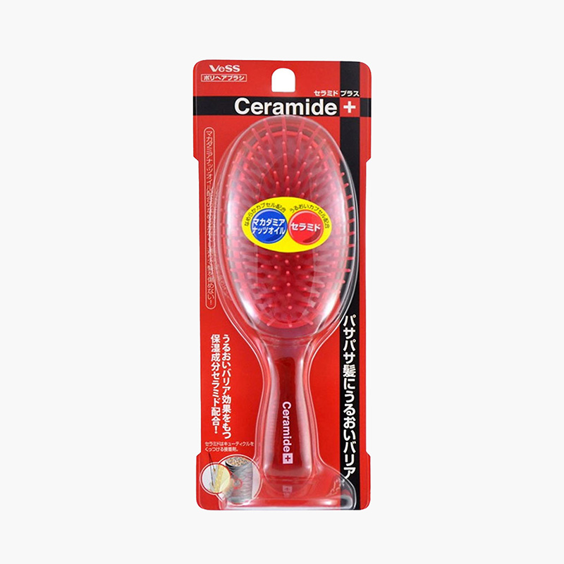 Lược chải tóc Ceramide Plus chăm sóc tóc hư tổn Vess 16cm