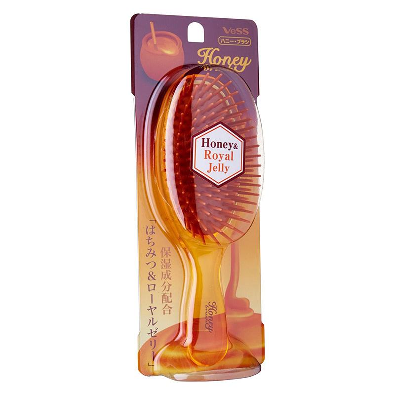 Lược chải tóc mật ong dưỡng suôn mềm Vess 16cm thương hiệu 