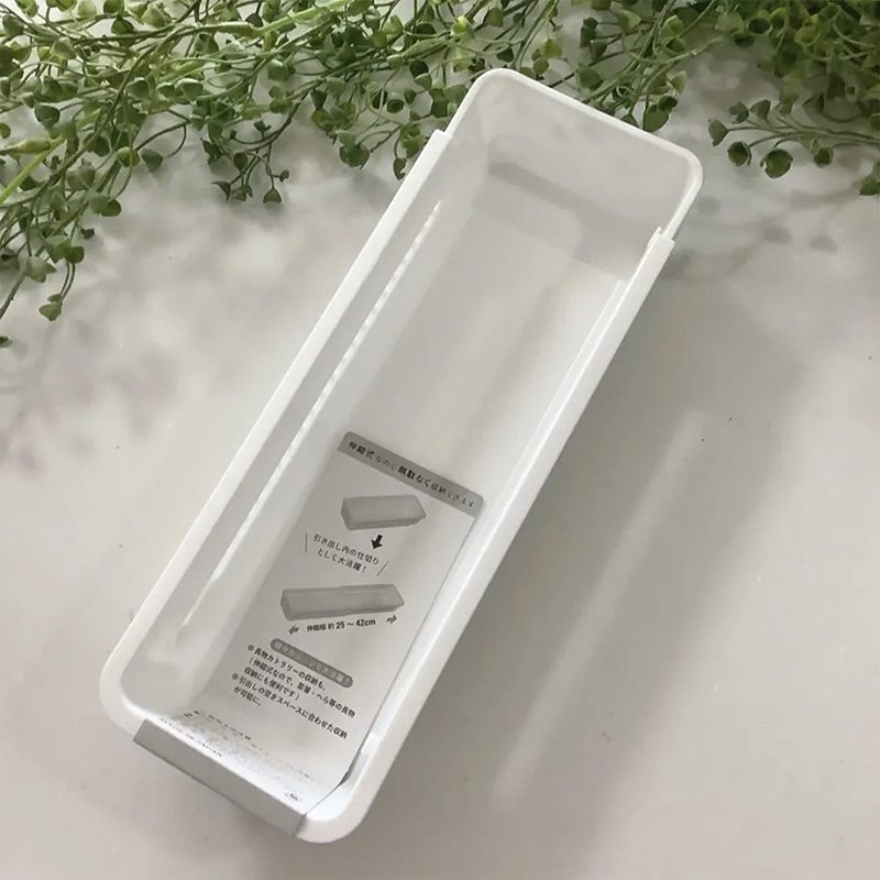 Khay đựng vật dụng, đồ dùng nhà bếp tùy chỉnh độ dài 25-42x9cm thương hiệu HIMALAYAS