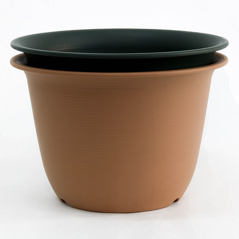 Chậu cây Nhật Bản 22.6cm (Nâu) thương hiệu HIMALAYAS
