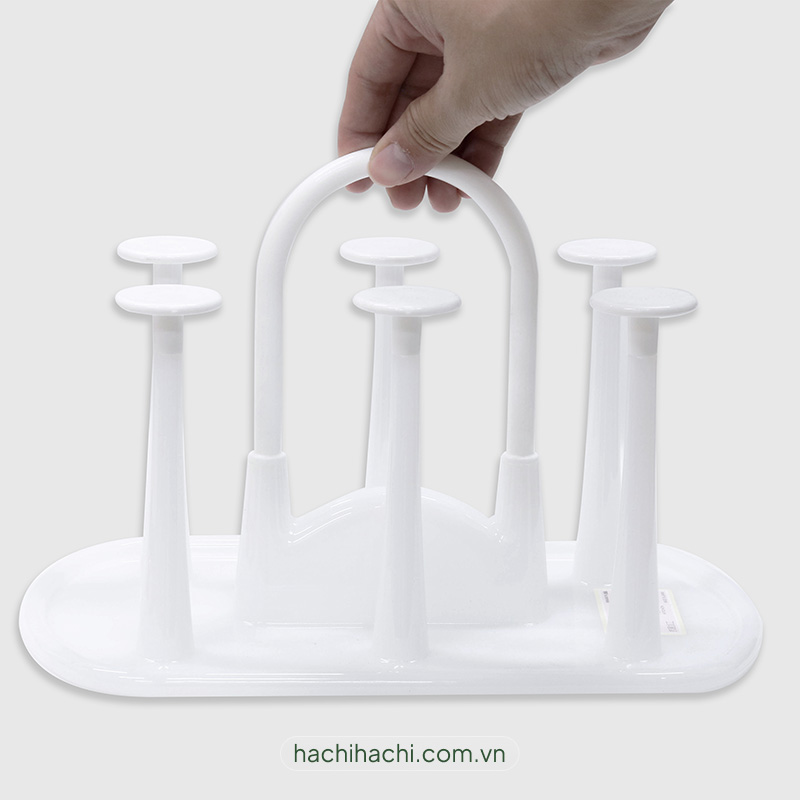 Khay úp ly tách, bình nước kháng khuẩn 6 nhánh 26.5x17cm thương hiệu HIMALAYAS