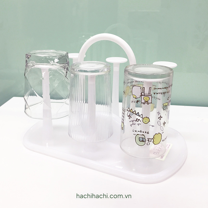 Khay úp ly tách, bình nước kháng khuẩn 6 nhánh 26.5x17cm thương hiệu HIMALAYAS