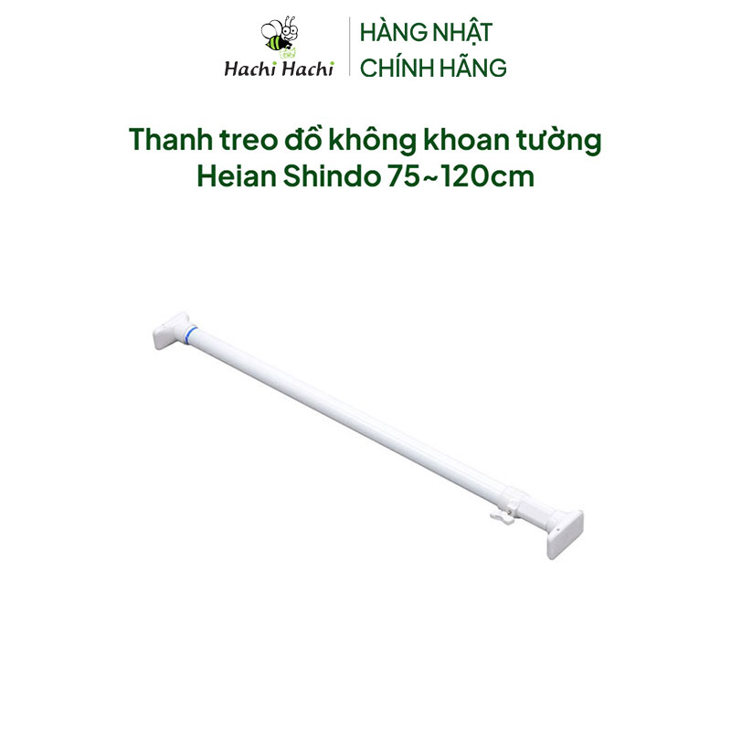 Thanh treo đồ không khoan tường Heian Shindo 75~120cm thương hiệu HEIAN SHINDO