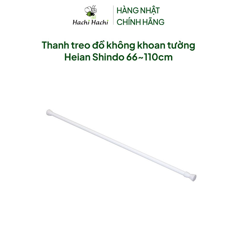 Thanh treo đồ không khoan tường Heian Shindo 66~110cm thương hiệu HEIAN SHINDO