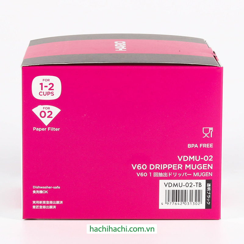 Phễu pha cà phê Hario Nhật Bản (V60-VDMU-02-TB) thương hiệu HARIO
