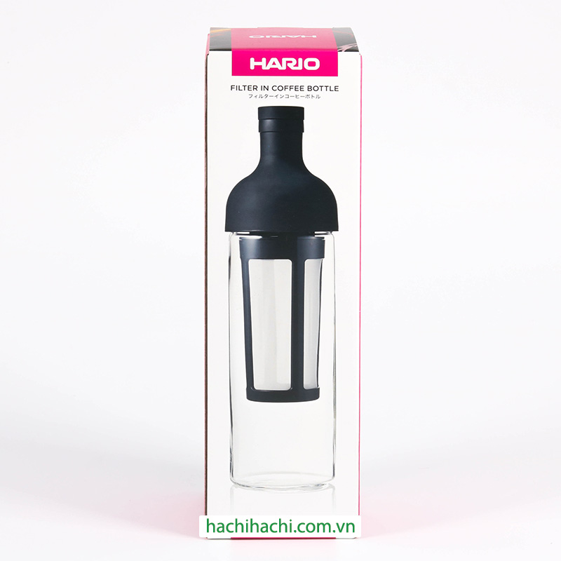Bình pha cà phê Cold Brew, ủ lạnh cà phê Nhật Bản Hario 650ml FIC-70-B (Đen) thương hiệu HARIO