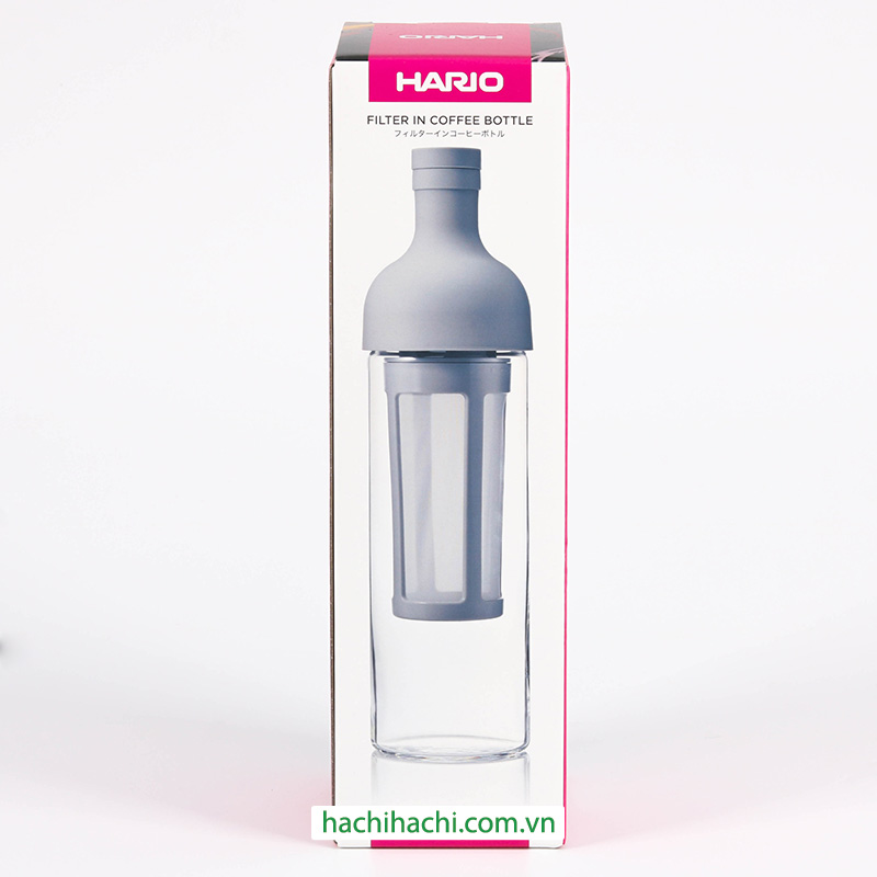 Bình pha cà phê Cold Brew, ủ lạnh cà phê Nhật Bản Hario 650ml FIC-70-PGR (Xám)   thương hiệu HARIO
