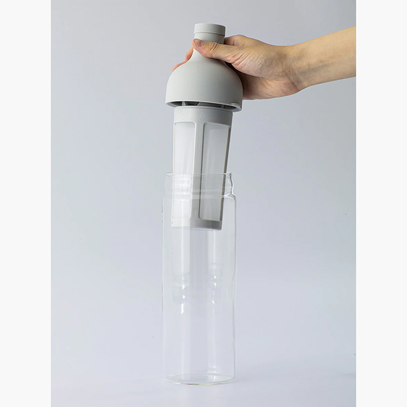 Bình pha cà phê Cold Brew, ủ lạnh cà phê Nhật Bản Hario 650ml FIC-70-PGR (Xám)   thương hiệu HARIO