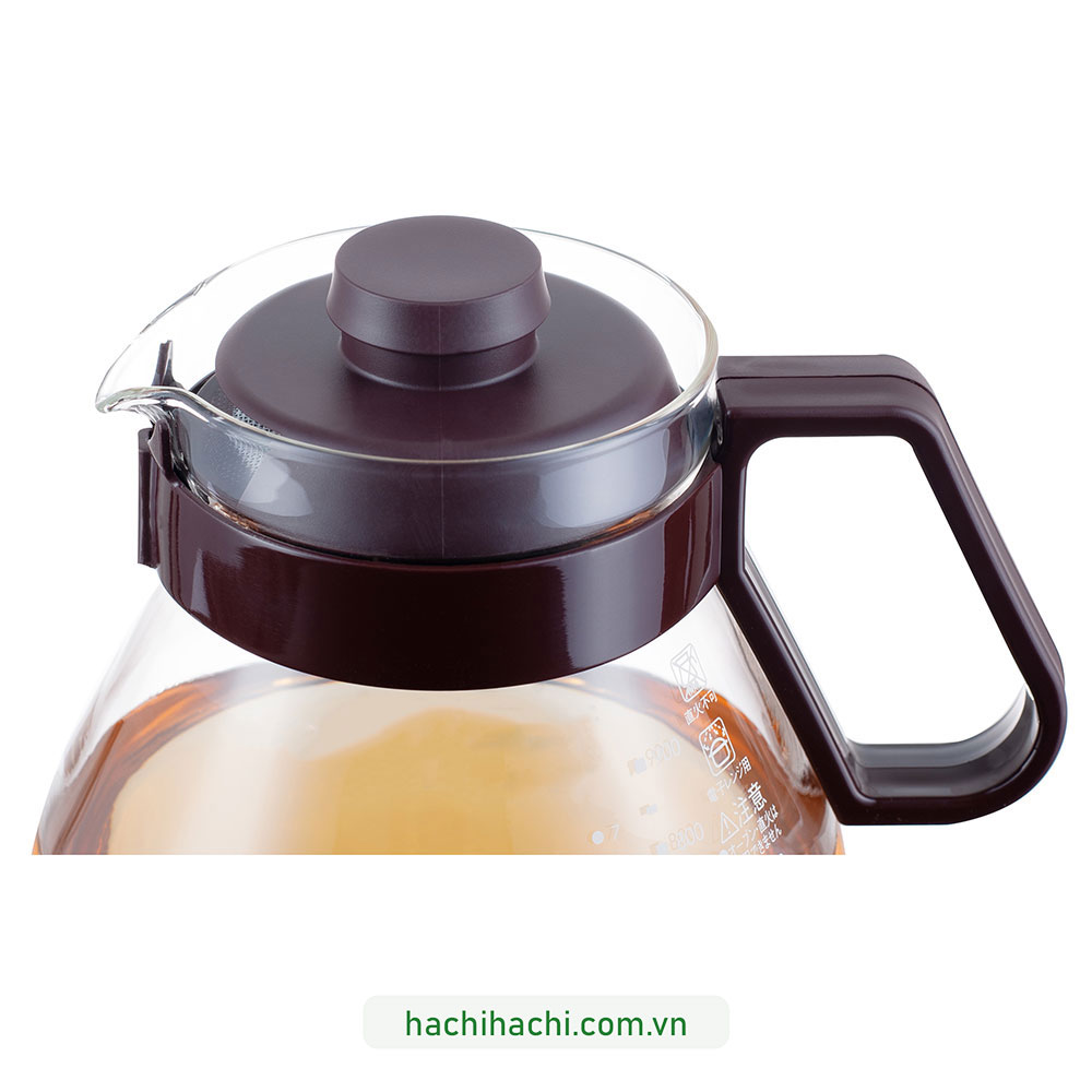 Bình pha trà cà phê Hario Nhật Bản 1L (TCN-100CBR) thương hiệu HARIO