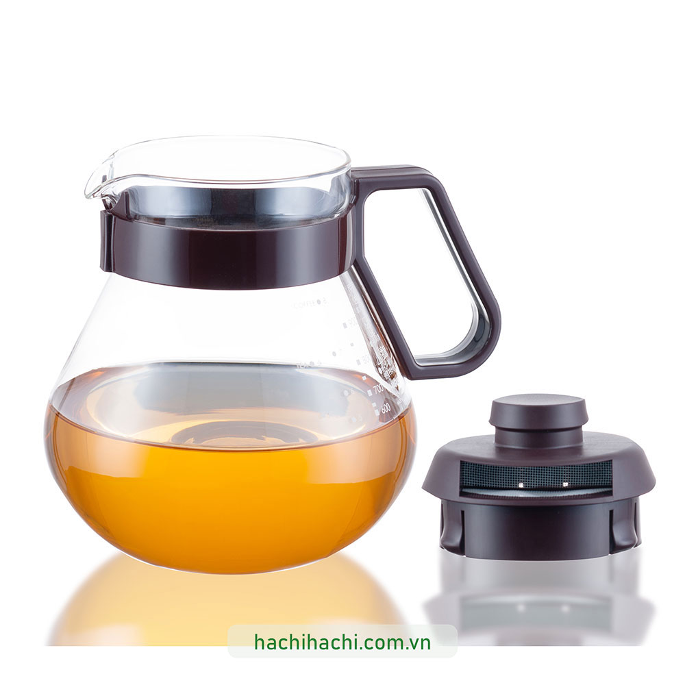 Bình pha trà cà phê Hario Nhật Bản 1L (TCN-100CBR) thương hiệu HARIO