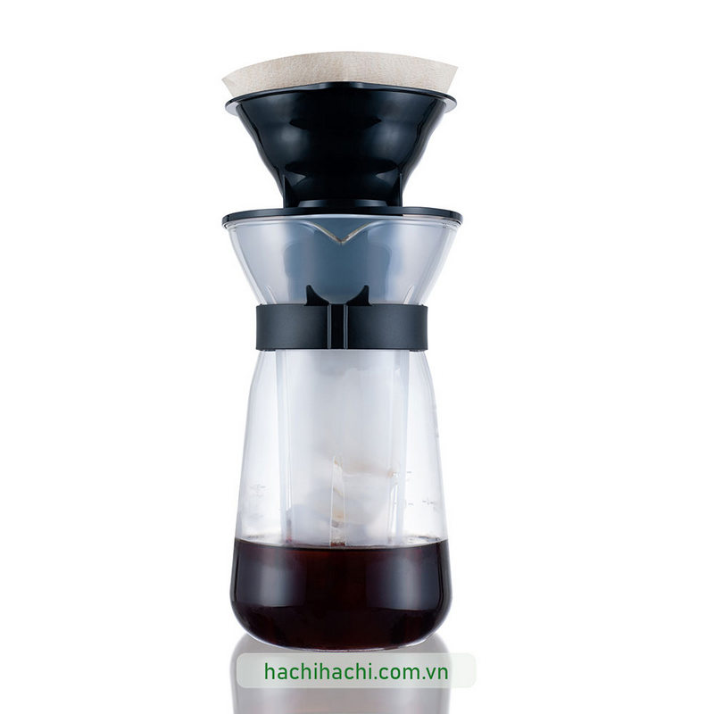 Bình pha cà phê lạnh và nóng Hario 2 in 1 (700ml) (VIC-02B) thương hiệu HARIO
