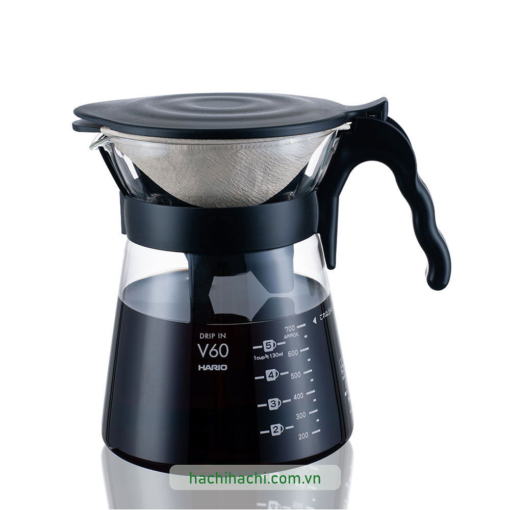 Bình pha cà phê Hario Dripper 700ml (VDI-02B) thương hiệu HARIO