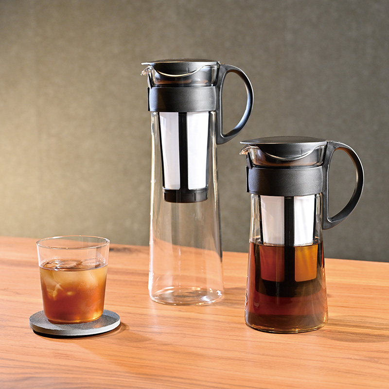 Bình pha trà cà phê Cold Brew, ủ lạnh cà phê Nhật Bản Hario 600ml MCPN-7B (Đen) thương hiệu HARIO