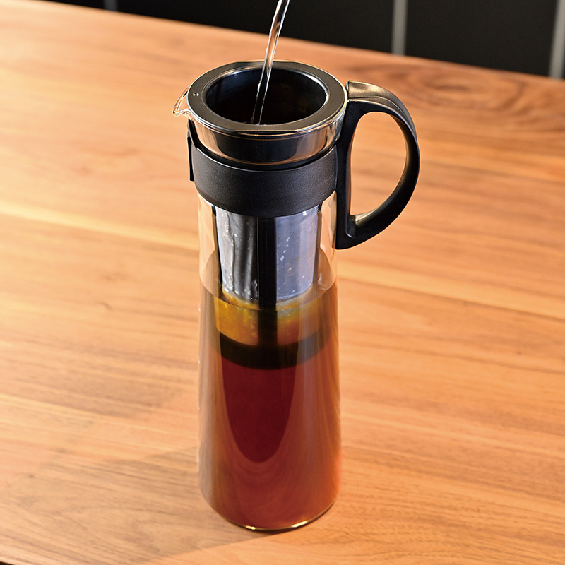 Bình pha trà cà phê Cold Brew, ủ lạnh cà phê Nhật Bản Hario 1L MCPN-14B (Đen) thương hiệu HARIO