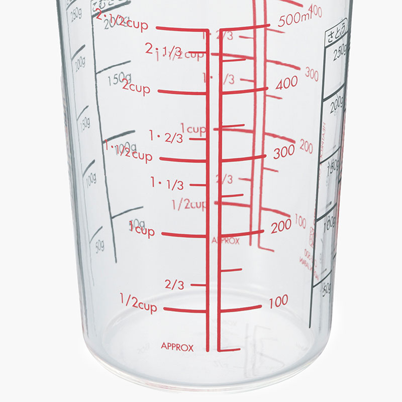 Ca đo lường, ca đong chia vạch thủy tinh Nhật Bản Hario 500ml CMJ-500 thương hiệu HARIO