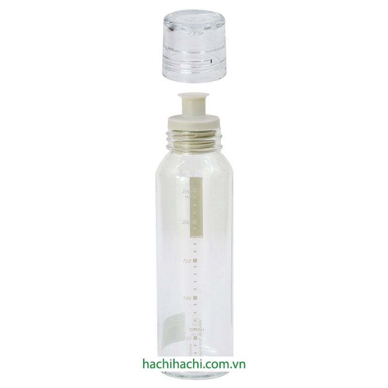 Bình lắc trộn sốt salad Hario 240ml (DBS-240-PGR) thương hiệu HARIO