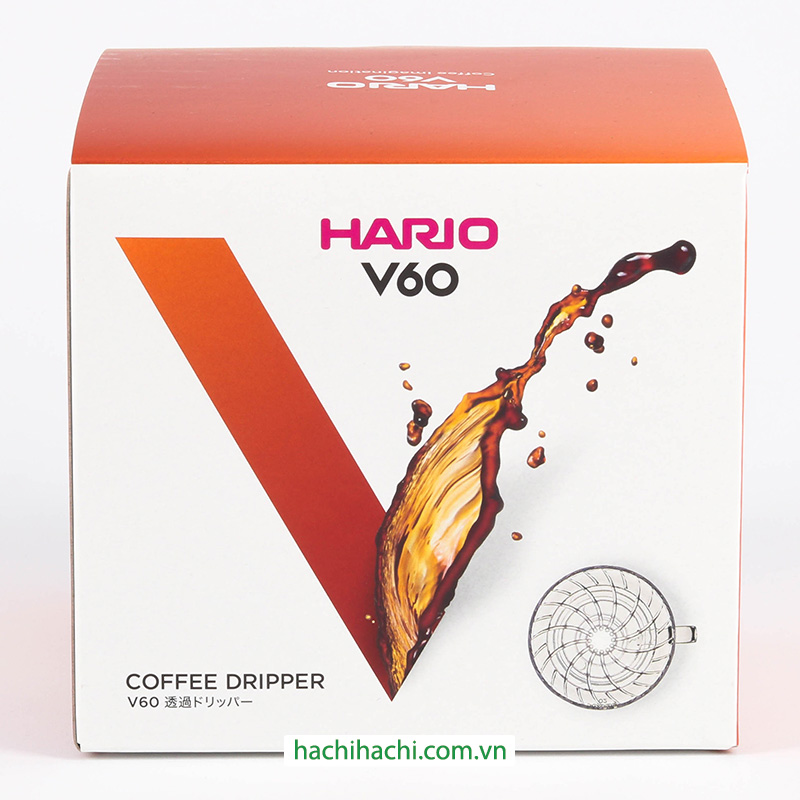 Phễu pha cà phê Hario Nhật Bản VDR-02-T (Trong suốt) thương hiệu HARIO