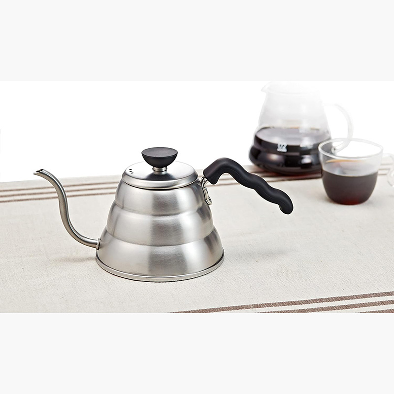 Ấm cổ ngỗng pha cà phê Hario 1L VKBR-100-HSV, inox 304 cao cấp, dùng được bếp từ thương hiệu HARIO