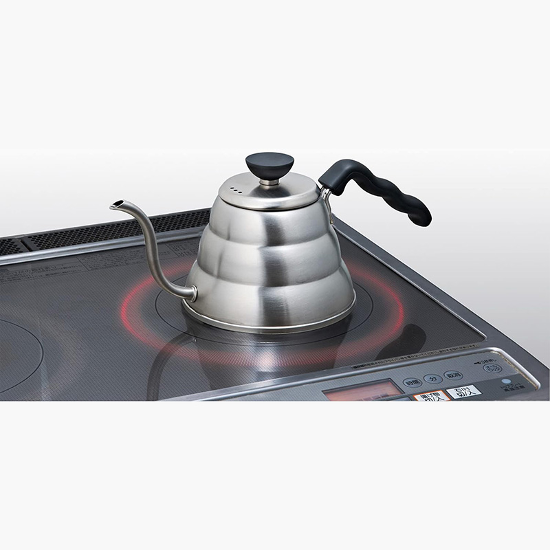 Ấm cổ ngỗng pha cà phê Hario 1L VKBR-100-HSV, inox 304 cao cấp, dùng được bếp từ thương hiệu HARIO