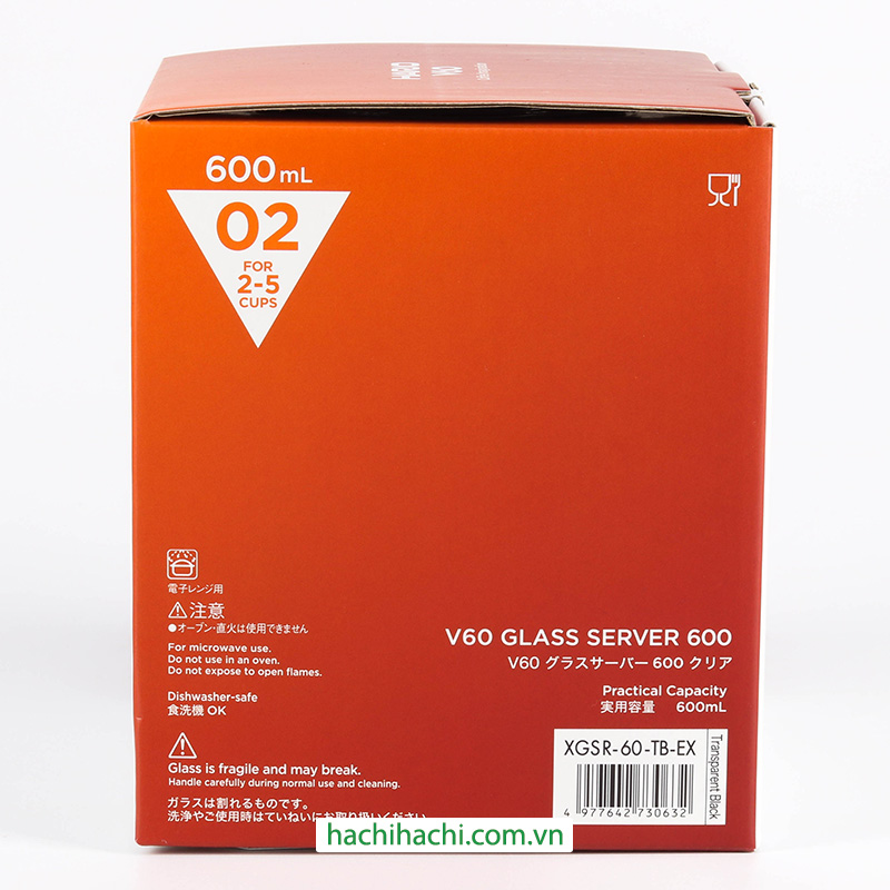 Bình đựng cà phê Hario Nhật Bản 600ml XGSR-60-TB-EX thương hiệu HARIO