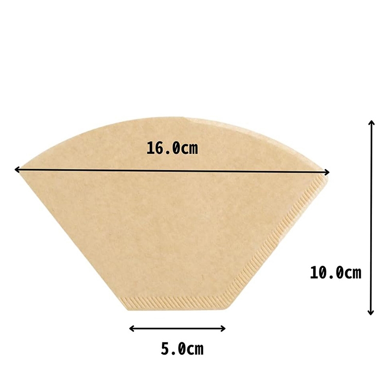 Giấy lọc cà phê Hario Pegasus 100 cái PEF-02-100M 2-4 cups, màu tự nhiên thương hiệu HARIO