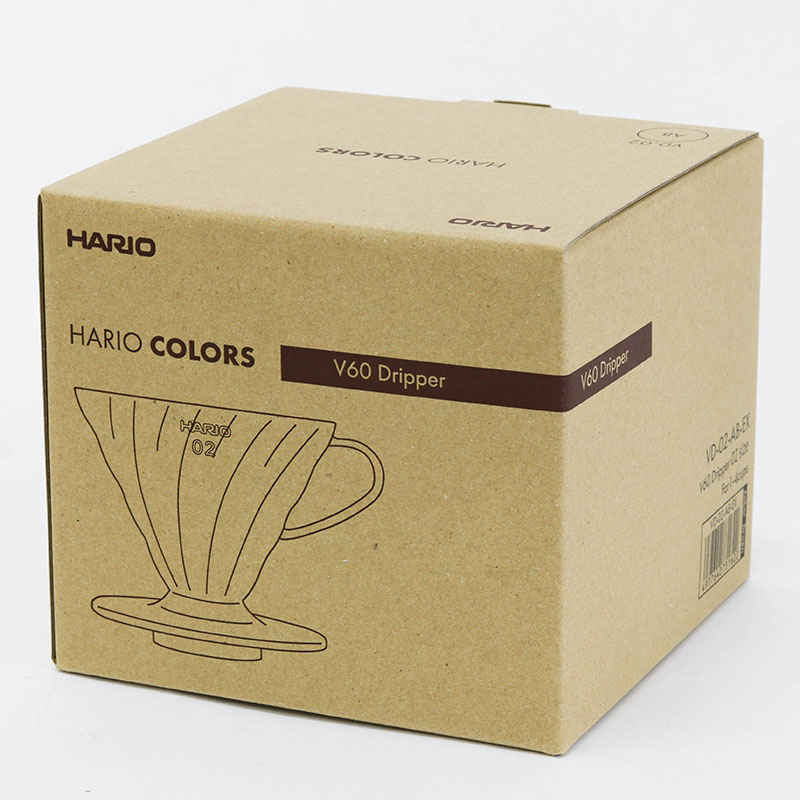 Phễu pha cà phê Nhật Bản Hario V60 VD-02-AB-EX (Màu hổ phách) 1-4 cups thương hiệu HARIO