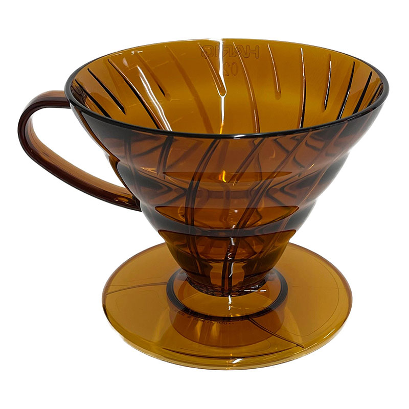 Phễu pha cà phê Nhật Bản Hario V60 VD-02-AB-EX (Màu hổ phách) 1-4 cups thương hiệu HARIO