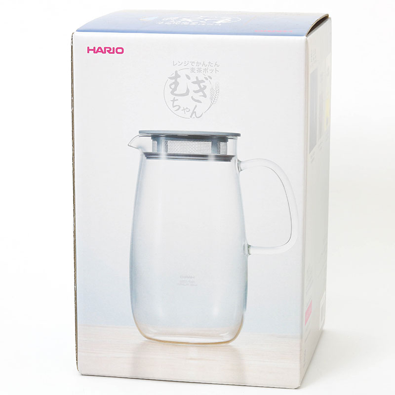 Bình trà thủy tinh chịu nhiệt nắp lưới lọc Hario 1L XMP-1000-DGR thương hiệu HARIO