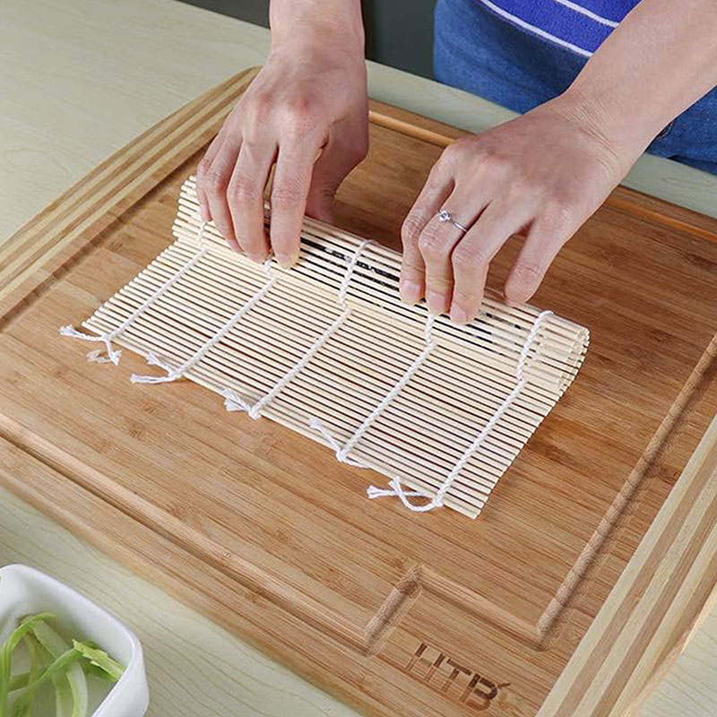 Mành tre cuốn Sushi 24x21cm thương hiệu HAYASHI IMANITY