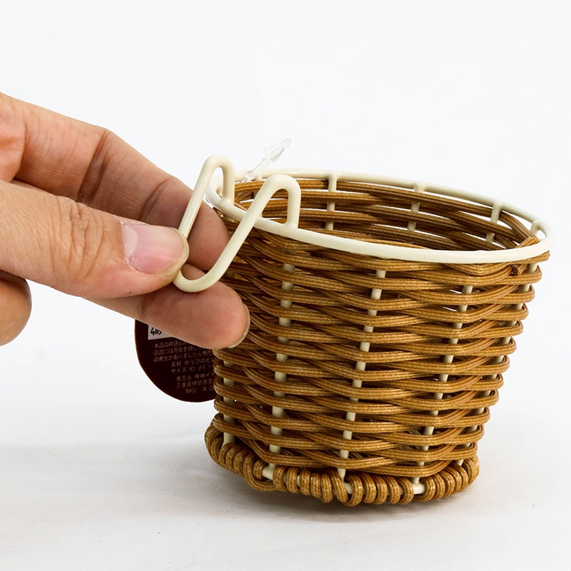 Rổ nhựa giả mây có móc treo 6.1x8.1cm (Nhiều mẫu)-Giao mẫu ngẫu nhiên thương hiệu HAYASHI IMANITY