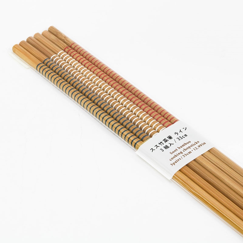 Đũa bếp nấu ăn chống trượt 33cm (3 đôi) thương hiệu HAYASHI IMANITY