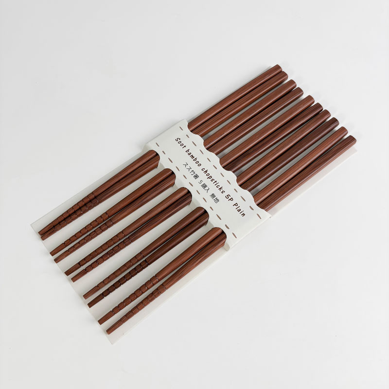 Đũa tre đầu nhọn chống trượt 22.5cm (5 đôi) thương hiệu HAYASHI IMANITY