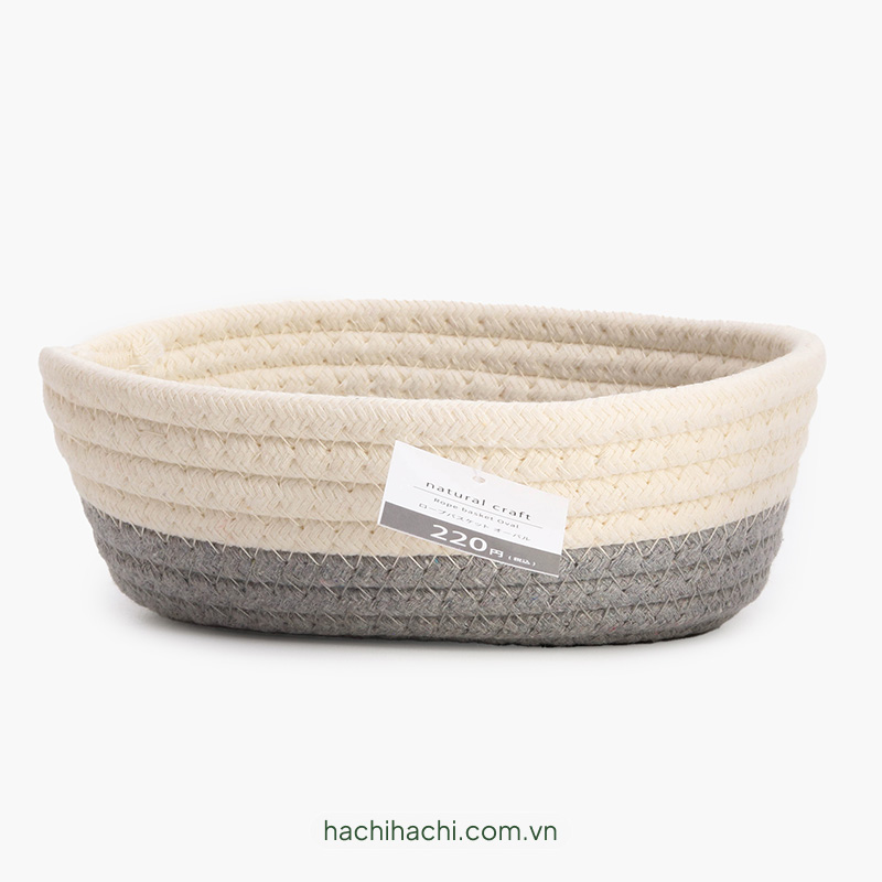 Giỏ đựng đồ bằng dây cotton 20x14cm thương hiệu HAYASHI IMANITY