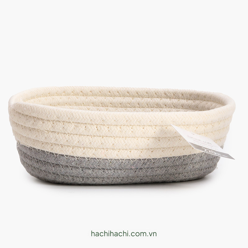 Giỏ đựng đồ bằng dây cotton 20x14cm thương hiệu HAYASHI IMANITY
