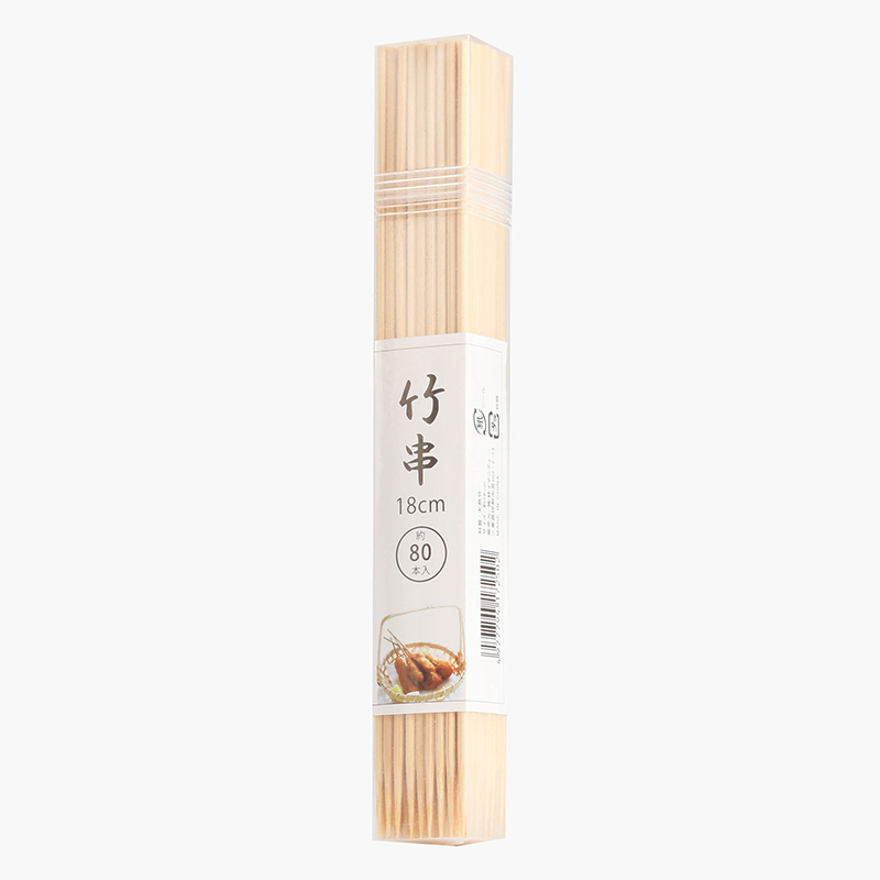 Que xiên thịt, cá viên, trái cây 18cm 80 cây thương hiệu HAYASHI IMANITY