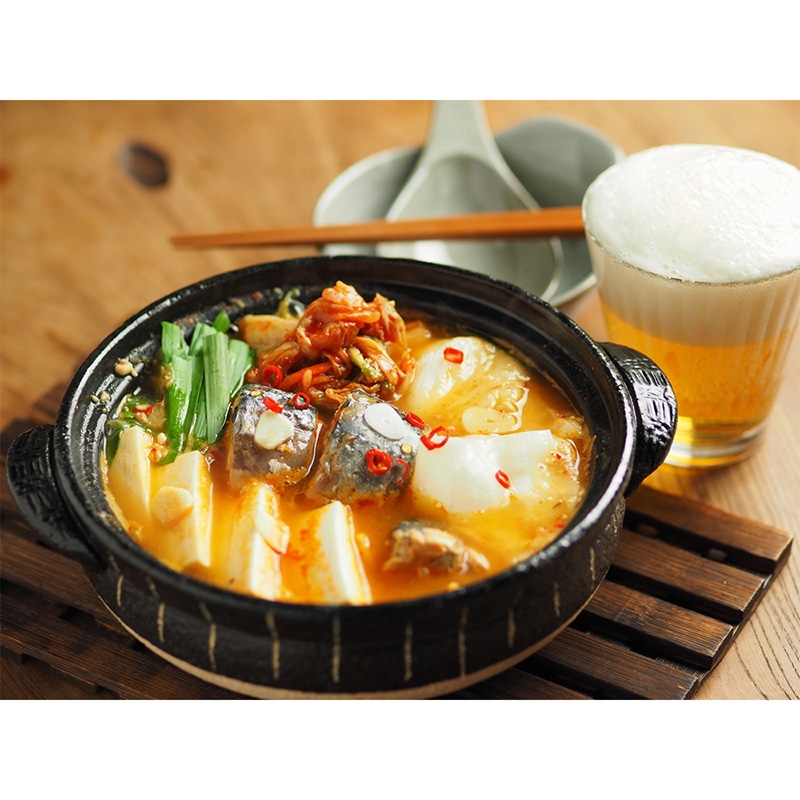 Nước súp lẩu kim chi Masuzen 800g thương hiệu 