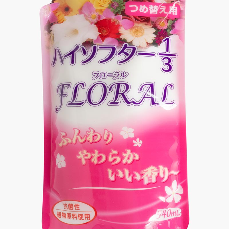 Nước xả vải đậm đặc chống nhăn và xù lông Marufuku High Softer hương hoa 540ml thương hiệu 