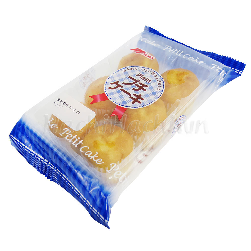 Bánh bông lan Plain flavor petit cake Marukin 83g (6 cái)  thương hiệu MARUKIN FOOD