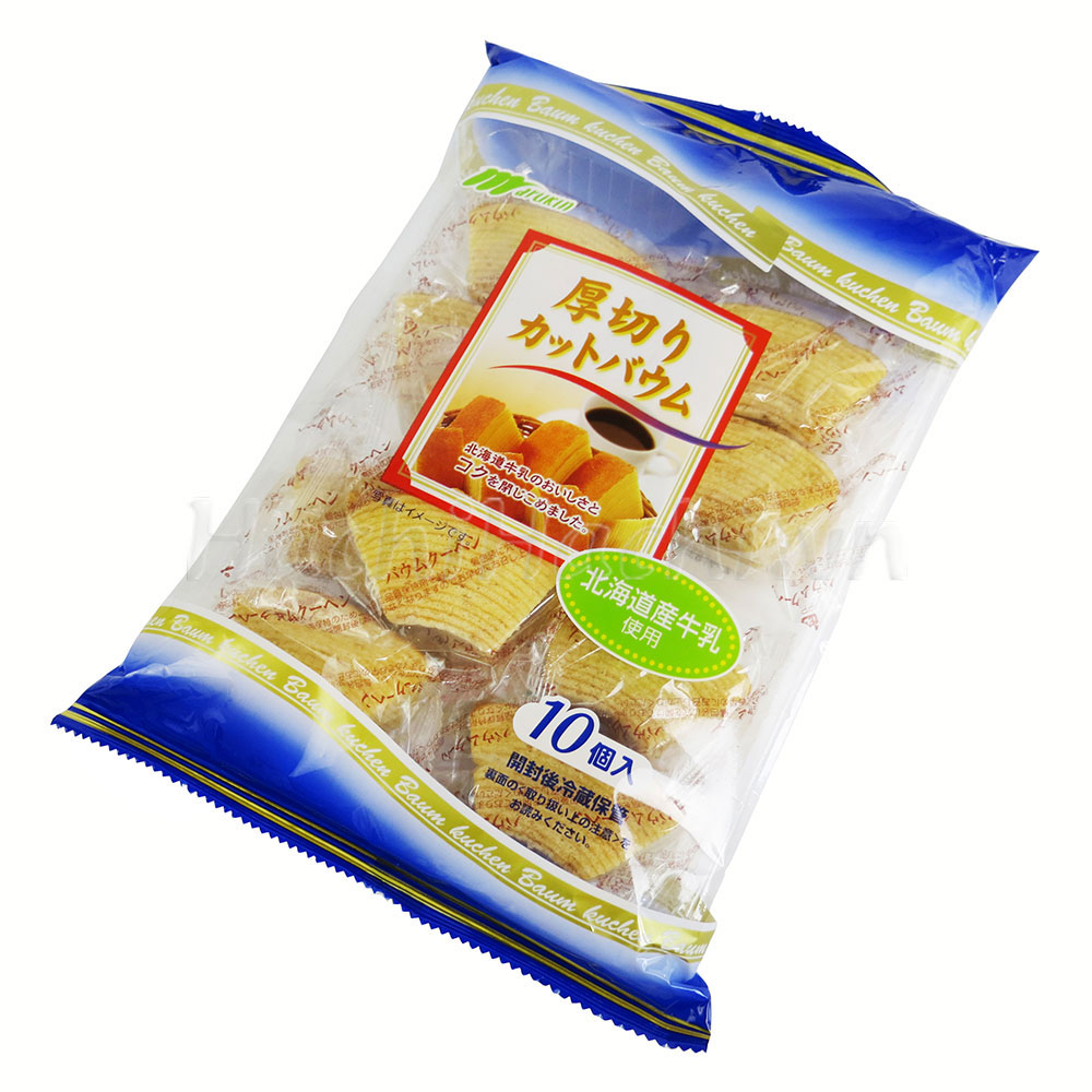 Bánh Baumkuchen cắt lát Marukin 10 cái thương hiệu MARUKIN FOOD