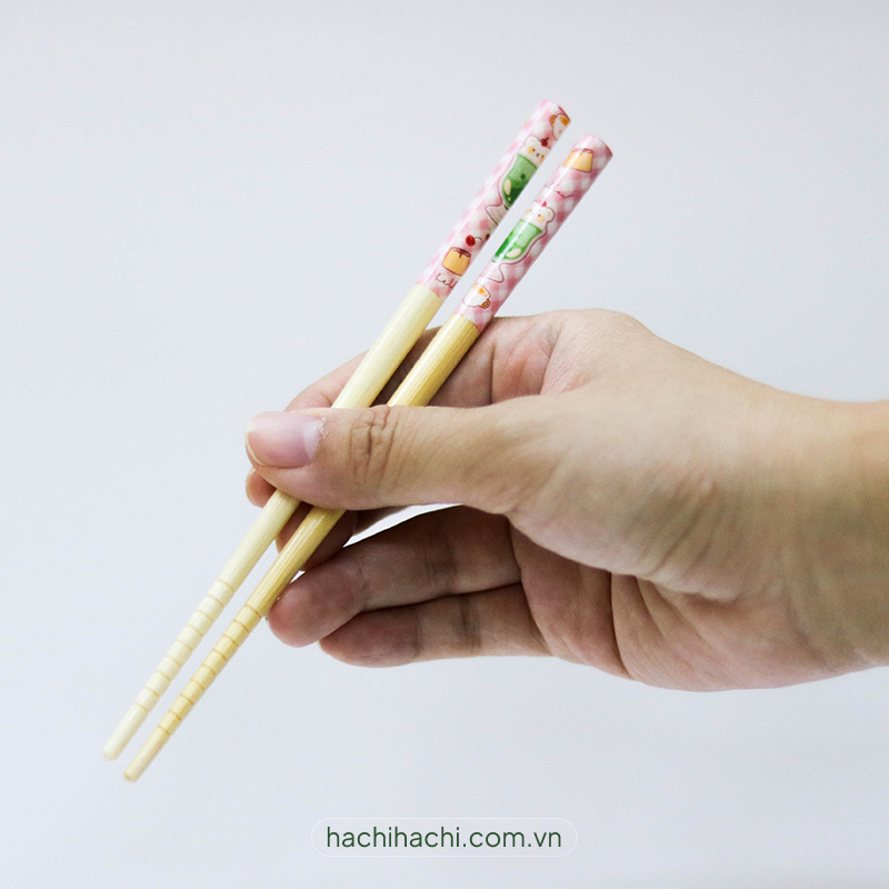 Đũa tre chống trượt cho bé 16.5cm (2 đôi) thương hiệu MARUKI