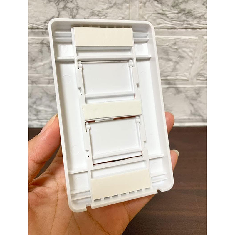 Nắp bọc ổ điện an toàn loại 2 lỗ cắm họa tiết chim Shimaenaga, kèm keo dán 2 mặt thương hiệu MARUKI