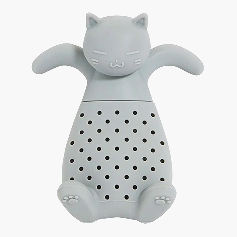 Dụng cụ lọc trà bằng silicone hình mèo Maruki (Nhiều mẫu)-Giao mẫu ngẫu nhiên thương hiệu MARUKI
