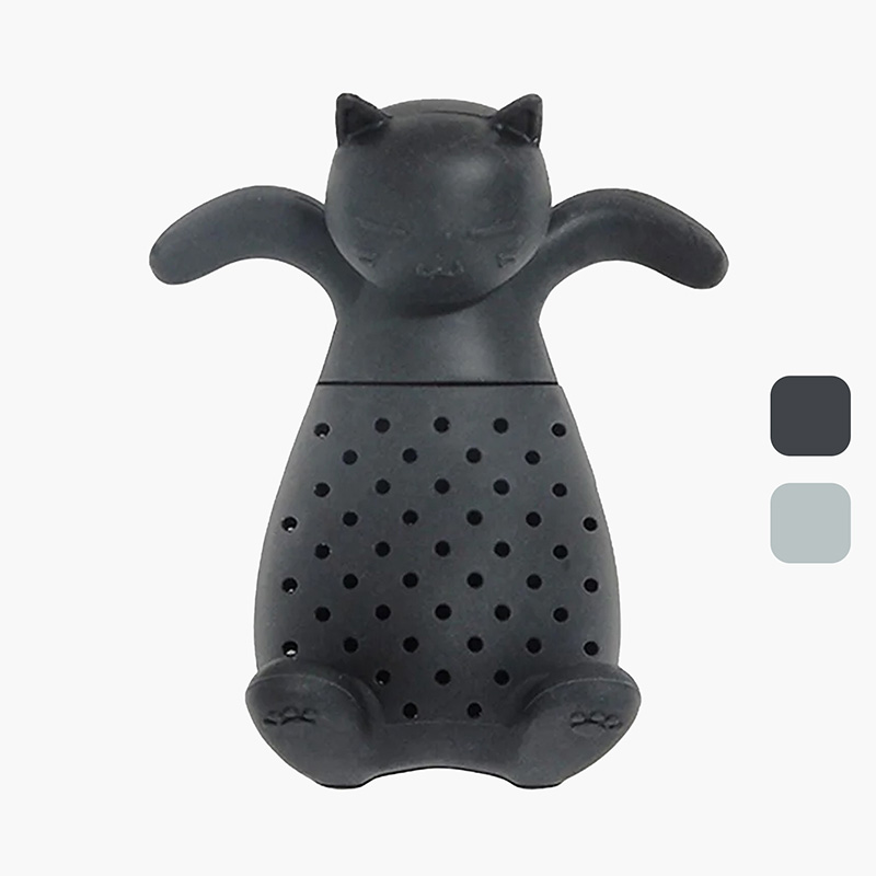 Dụng cụ lọc trà bằng silicone hình mèo Maruki (Nhiều mẫu)-Giao mẫu ngẫu nhiên