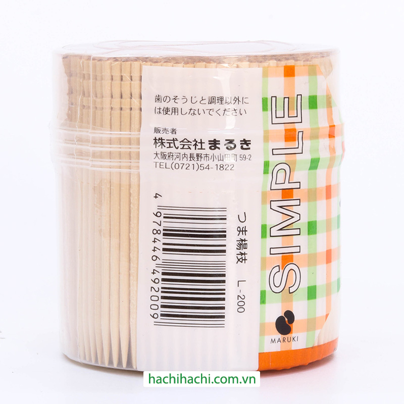 Tăm xỉa răng 650 cây  thương hiệu MARUKI