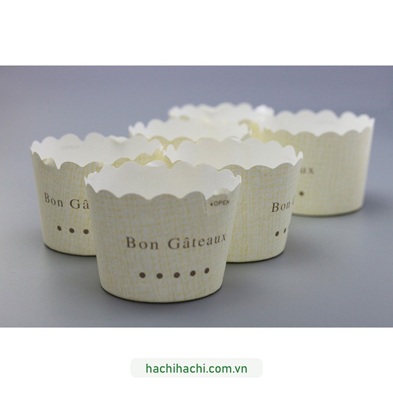Khuôn bánh Muffin size M 6 cái  thương hiệu MARUKI