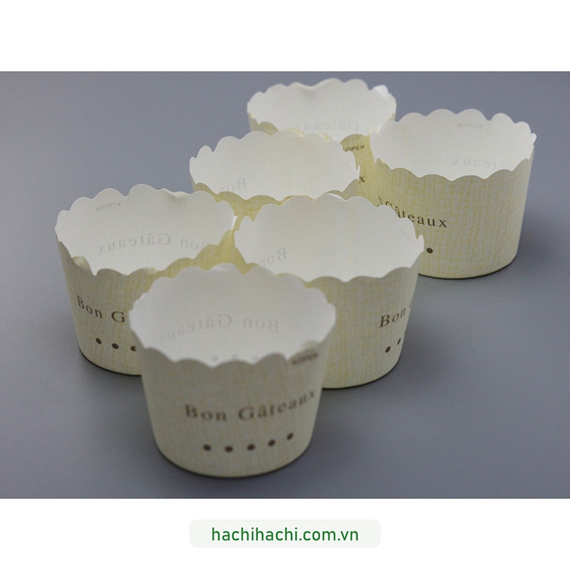 Khuôn bánh Muffin size M 6 cái  thương hiệu MARUKI
