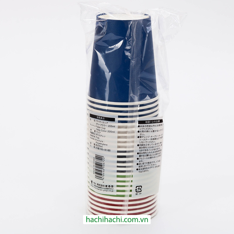 Ca, cốc, ly giấy Maruki 205ml 25 cái thương hiệu MARUKI